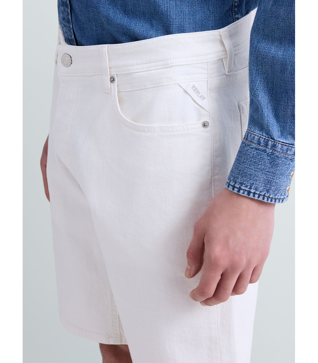 GROVERデニムショーツ 詳細画像 ホワイト 6